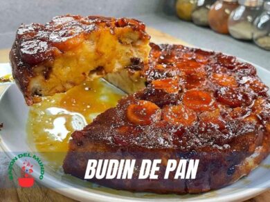 Receta budin de pan y guineo salvadoreño